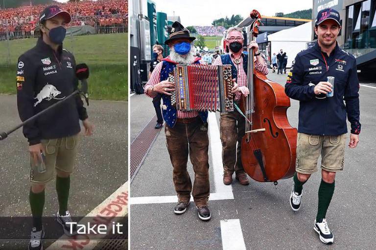 Red Bull Racing jugó curiosa broma a ‘Checo’ Pérez en el GP de Austria