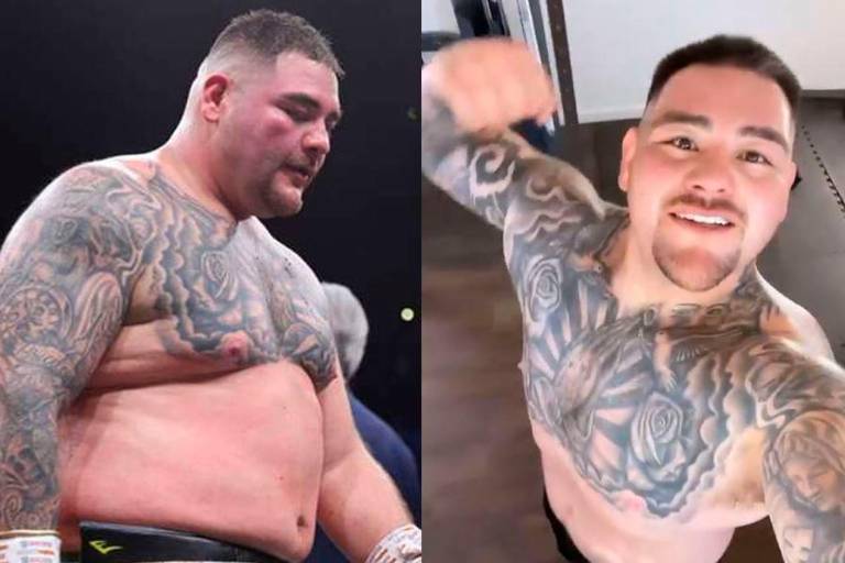 Andy Ruiz presume ‘nuevo’ físico en sus redes sociales