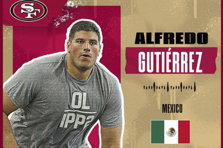 Alfredo Gutiérrez, otro mexicano a la NFL; es asignado a los 49ers