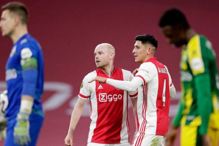 VIDEO| Edson Álvarez anotó su primer gol de la temporada con Ajax ante Ado Den Haag
