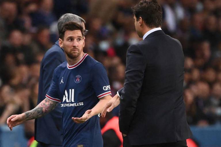 Messi ya hace de las suyas en el PSG; se va del campo sin saludar a Mauricio Pochettino