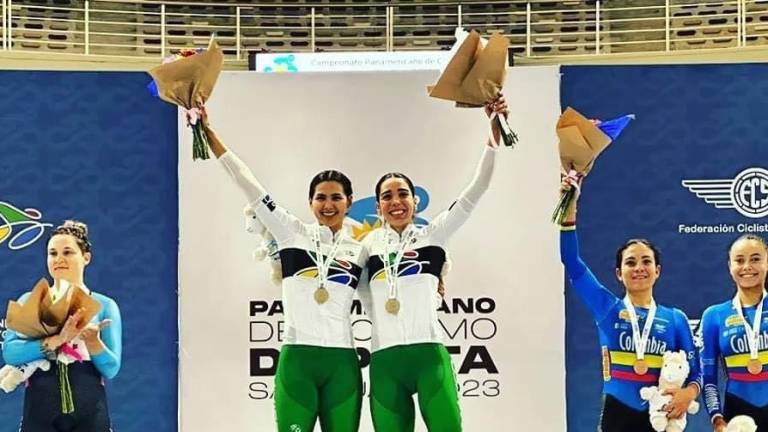 Yareli Salazar y María Antonieta Gaxiola suben a lo más alto del podio.