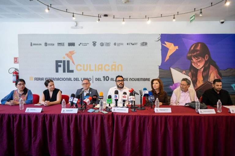 Presentan programa de la Feria Internacional del Libro 2025 en Culiacán