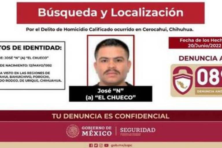 Familia identifica a ‘El Chueco’, hallado asesinado en Choix