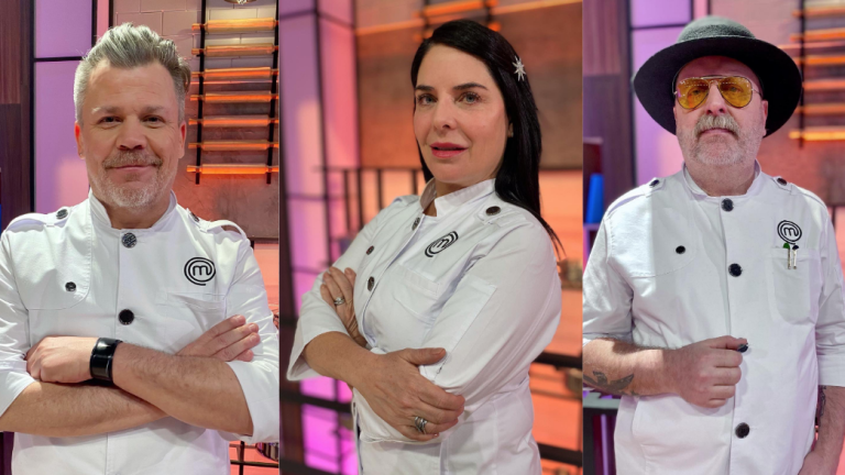 Poncho Cadena, Zahie Téllez y Adrián Herrera regresan en una nueva edición de MasterChef Celebrity México.
