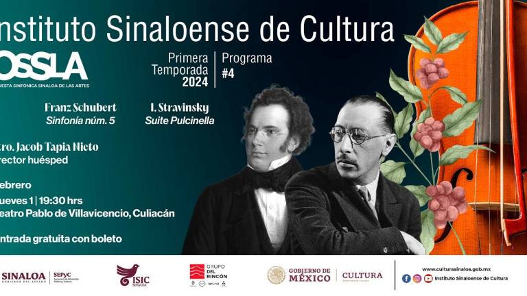 Tocará la OSSLA grandes obras de Stravinsky y Schubert