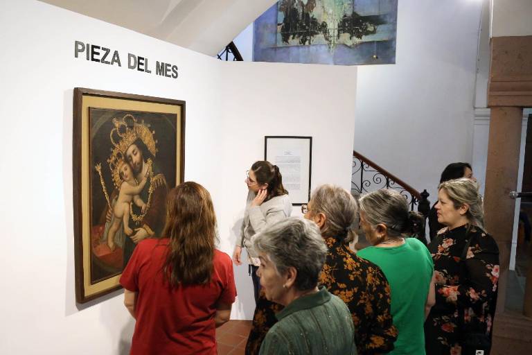 Inauguran ‘San José y el Niño’ como la Pieza del Mes