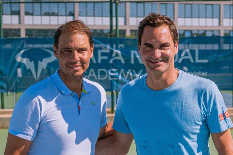Federer y Nadal se reencuentran en Mallorca: una mañana de tenis y recuerdos