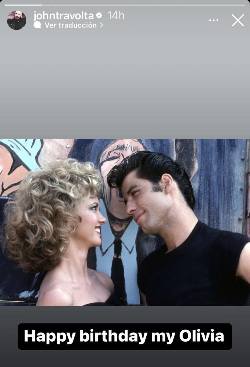 $!John Travolta dedica mensaje a Olivia Newton-John en el día que hubiera sido su cumpleaños