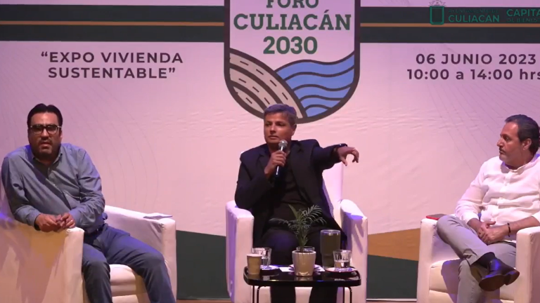 El Secretario de Desarrollo Urbano Sustentable, Miguel Aispuro Espinoza, destacó la exposición de inmobiliarias sustentables.