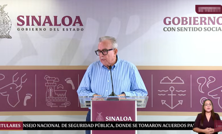 Rocha Moya reconoce que Sinaloa aún no ha alcanzado la paz y felicita a ciudadanía por manifestarse