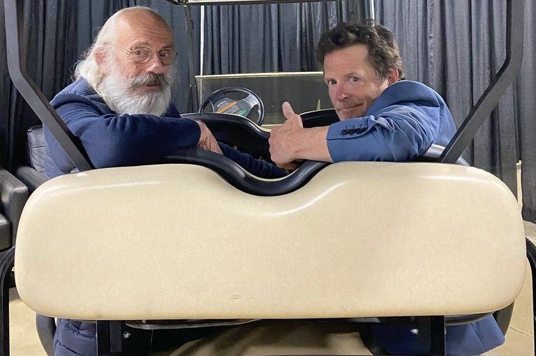 Se reúnen ‘Marty’ y ‘el Doc’, protagonistas de ‘Volver al futuro’, a 36 años de su estreno