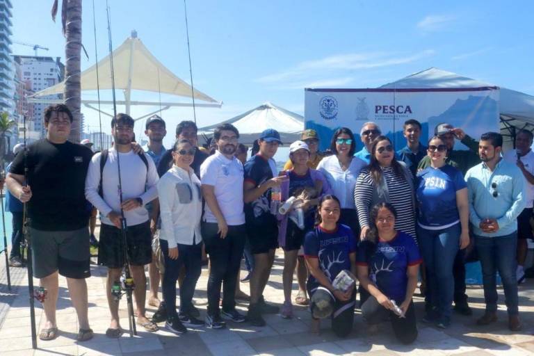 Lanzan sus anzuelos en el tercer Torneo de Pesca de Orilla Upsin 2024