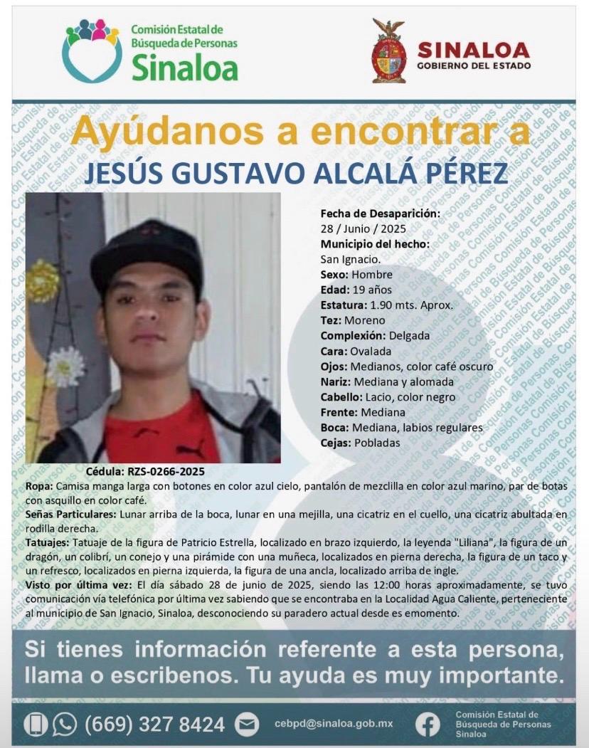 $!Buscan a cuatro hombres desaparecidos en Agua Caliente, San Ignacio: desaparecieron el mismo día