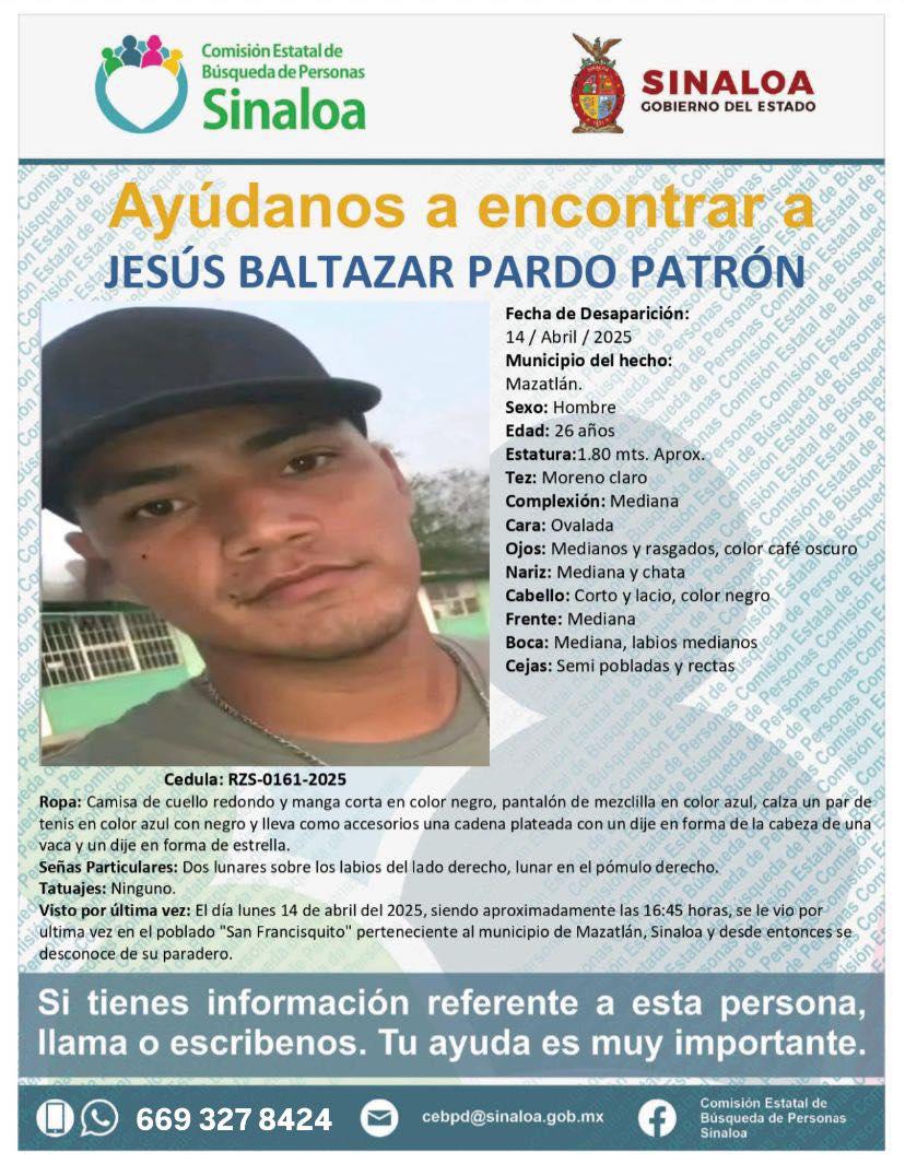 $!Buscan a Jesús Baltazar y a Juan; desaparecieron el 14 y el 15 de abril