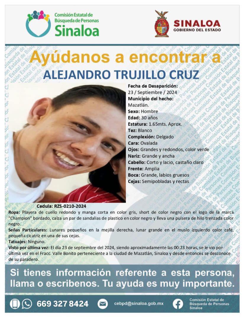 $!Reportan desaparición de al menos 15 hombres y 2 mujeres en Mazatlán