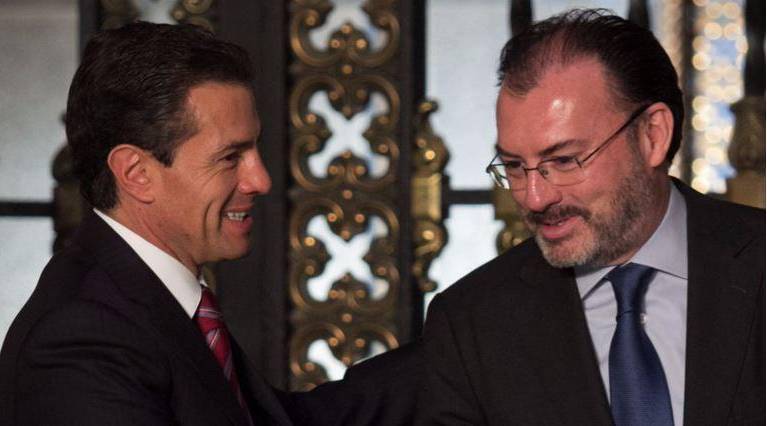 Enrique Peña Nieto, ex Presidente de México, y Luis Videgaray, ex secretario de Hacienda.