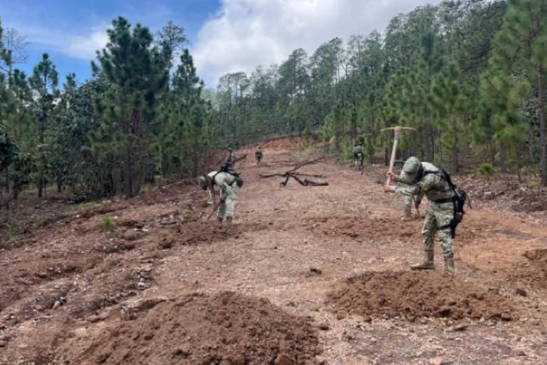 Ejército inhabilita pista clandestina en Choix