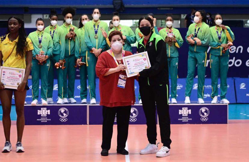 $!Voleibolista sinaloense Grecia Castro es incluida en el Equipo Ideal de los Panamericanos Junior