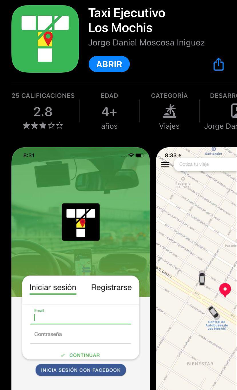 $!Buscan ampliar servicio de ‘Taxis Ejecutivos’ por medio de app; ya tienen presencia en Los Mochis y Mazatlán