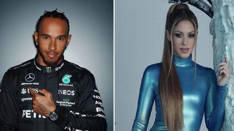 Captan a Lewis Hamilton paseando con Shakira