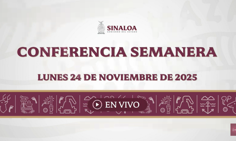 Conferencia Semanera del Gobernador Rubén Rocha Moya