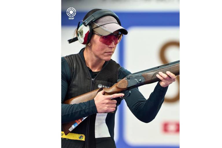 Gabriela Rodríguez gana plata histórica en el Mundial de Tiro Deportivo en Grecia