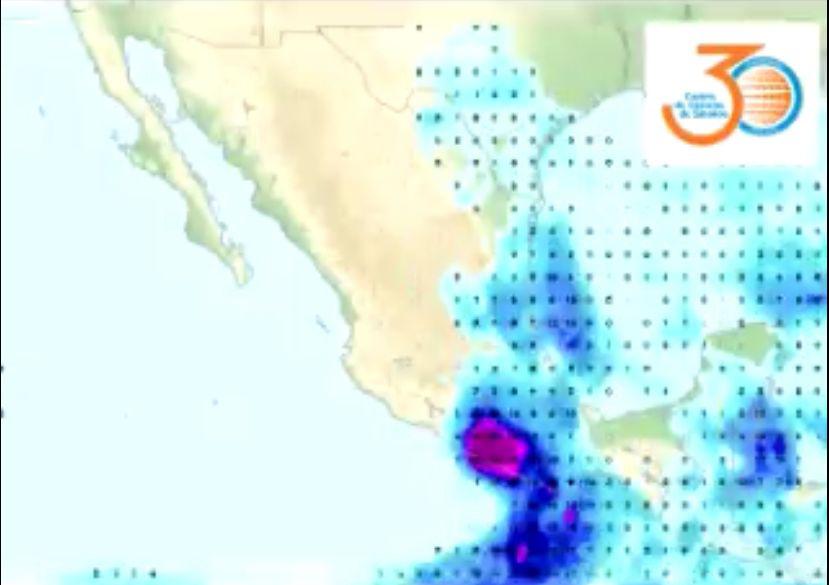 $!Prevén formación de huracán en el Pacífico mexicano; descartan que vaya a haber lluvias en Sinaloa