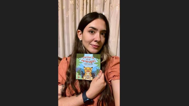 La bióloga y mediadora de lectura Mariana Valeria Ayala Rubio autora de ‘El secreto de los jaguares’, un libro dirigido a la primera infancia.
