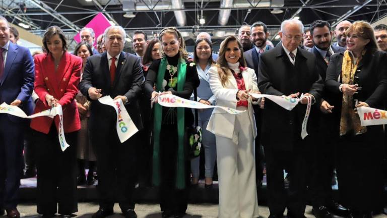 Autoridades inauguran el Pabellón de México en Fitur 2023, el más grande de América, en Madrid, España.
