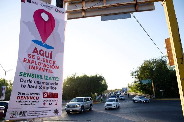 Sippina reporta que en Culiacán han detectado redes de trata de infantes que trabajan en la vía pública