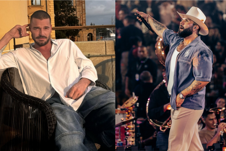 Aparecen juntos Carín León y Ricky Martin en Las Vegas y los fans piden colaboración