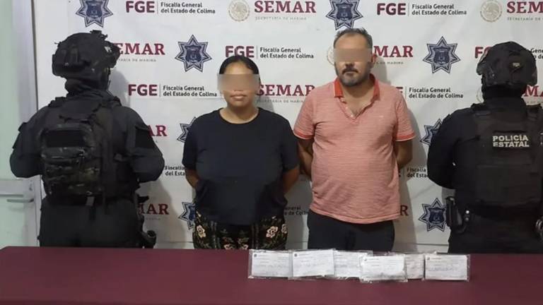 José Israel “N”, alias “El Salsas”, fue detenido junto a una mujer identificada como Samanta Sarahí “N”.