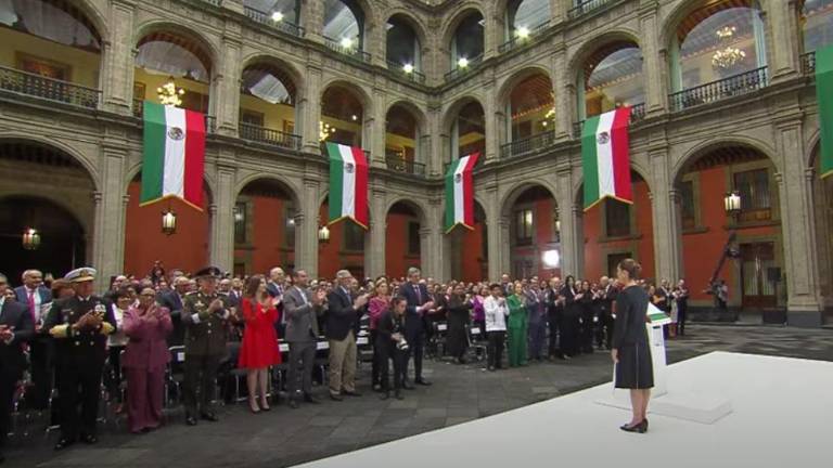 La Presidenta de México Claudia Sheinbaum Pardo destacó en su informe la atención al sector salud.