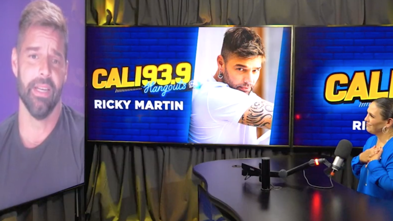 A través de una video llamada Ricky Martín y Angélica Vale recuerdan gratos momentos de su vida y el gran cariño que tienen por su amistad.