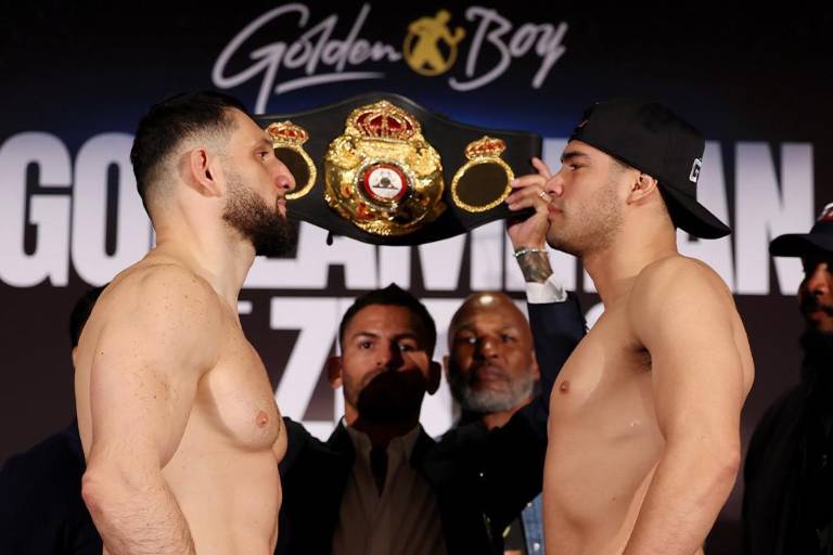 ¡Hay tiro! Zurdo Ramírez y Goulamirian libran la báscula para su combate por el cetro Crucero