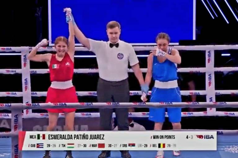Mazatleca Esmeralda Patiño debuta con victoria en el Campeonato Mundial de Boxeo Femenil