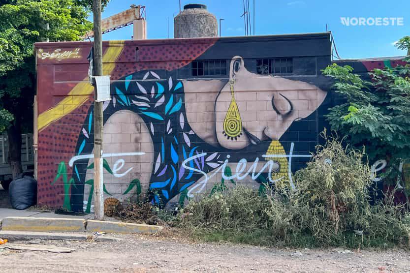 $!Murales transforman calles de la colonia La Costerita, en Culiacán