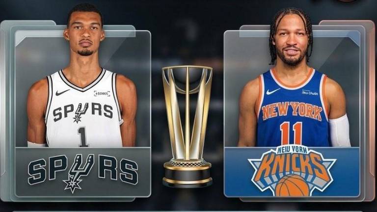 Spurs y Knicks buscarán el título de la Copa de la NBA.