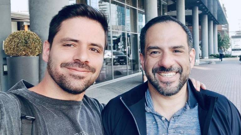 Manuel Guerrero y su hermano Enrique.