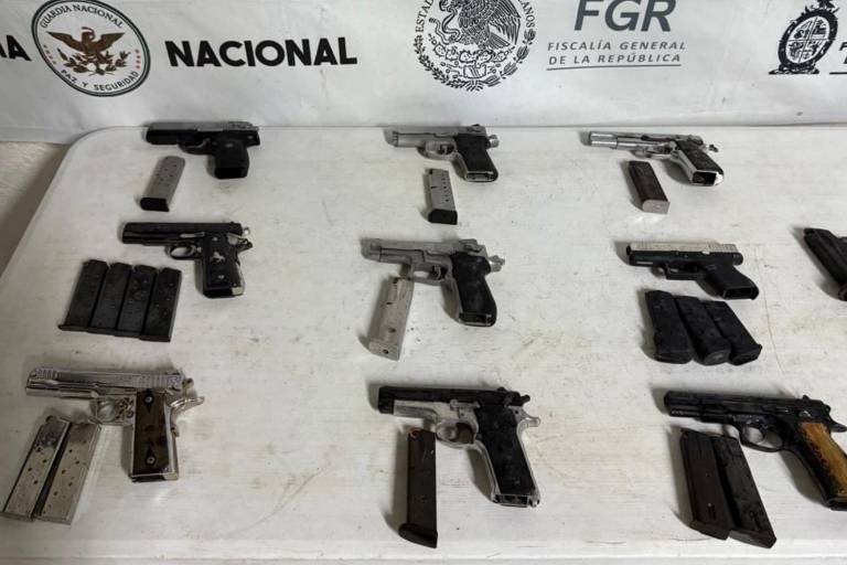 Aseguran armas de fuego y cargadores tras balacera en el penal de Aguaruto
