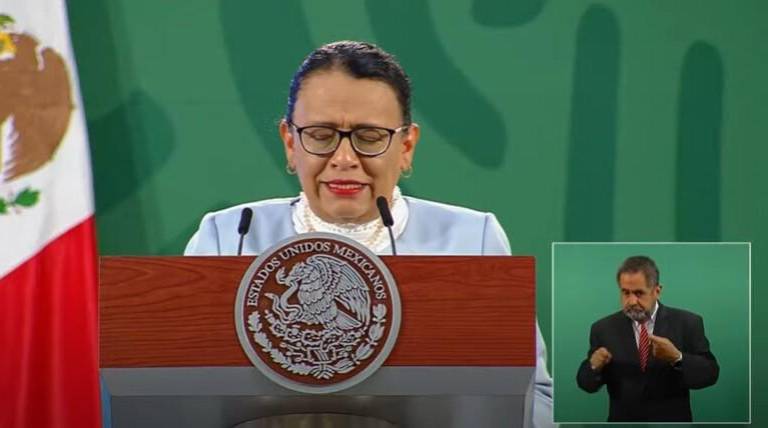 Rosa Icela Rodríguez, titular de la SSPC