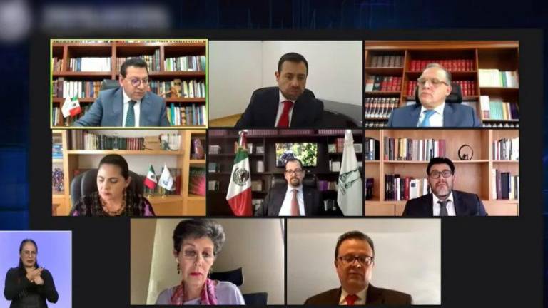 Sesión del Tribunal Electoral del Poder Judicial de la Federación.