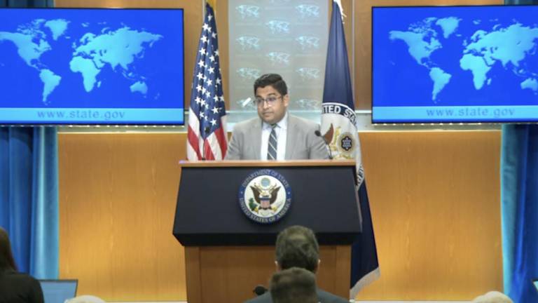 Vedant Patel, vocero del Departamento de Estado de Estados Unidos.