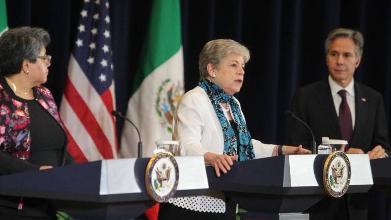 Alicia Bárcena Ibarra, titular de la Secretaría de Relaciones Exteriores estuvo en Washington D.C. en la Tercera Reunión Anual del Diálogo de Alto Nivel Económico (DEAN).