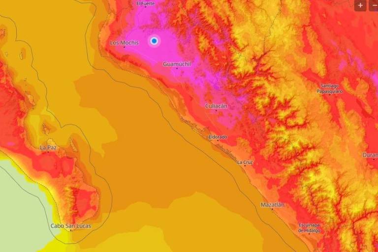 Sinaloa seguirá arriba de los 40 grados por onda de calor