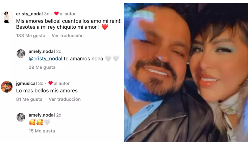 $!Disfrutan papás de Christian Nodal las primeras fotos de su primer nieto