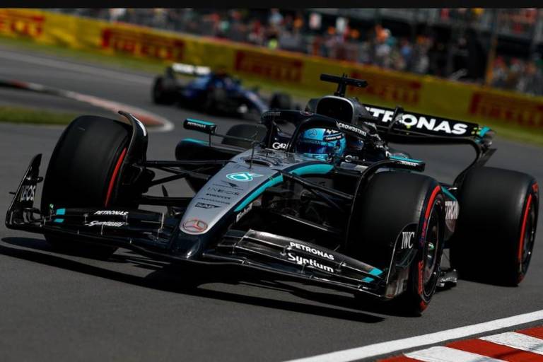 Verstappen y Russell dominan las prácticas libres del GP de Canadá