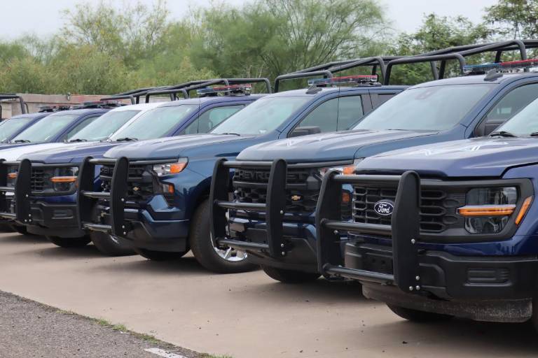 Empiezan a llegar nuevas patrullas para policías de Sinaloa: SESESP