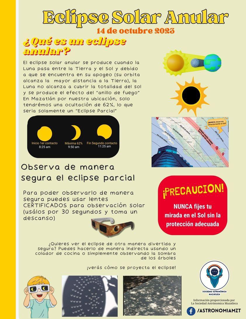 $!¿Cómo ver el eclipse este sábado sin correr riesgos?